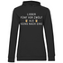 Lieber fünf vor zwölf als keins nach eins - Damen Hoodie Black