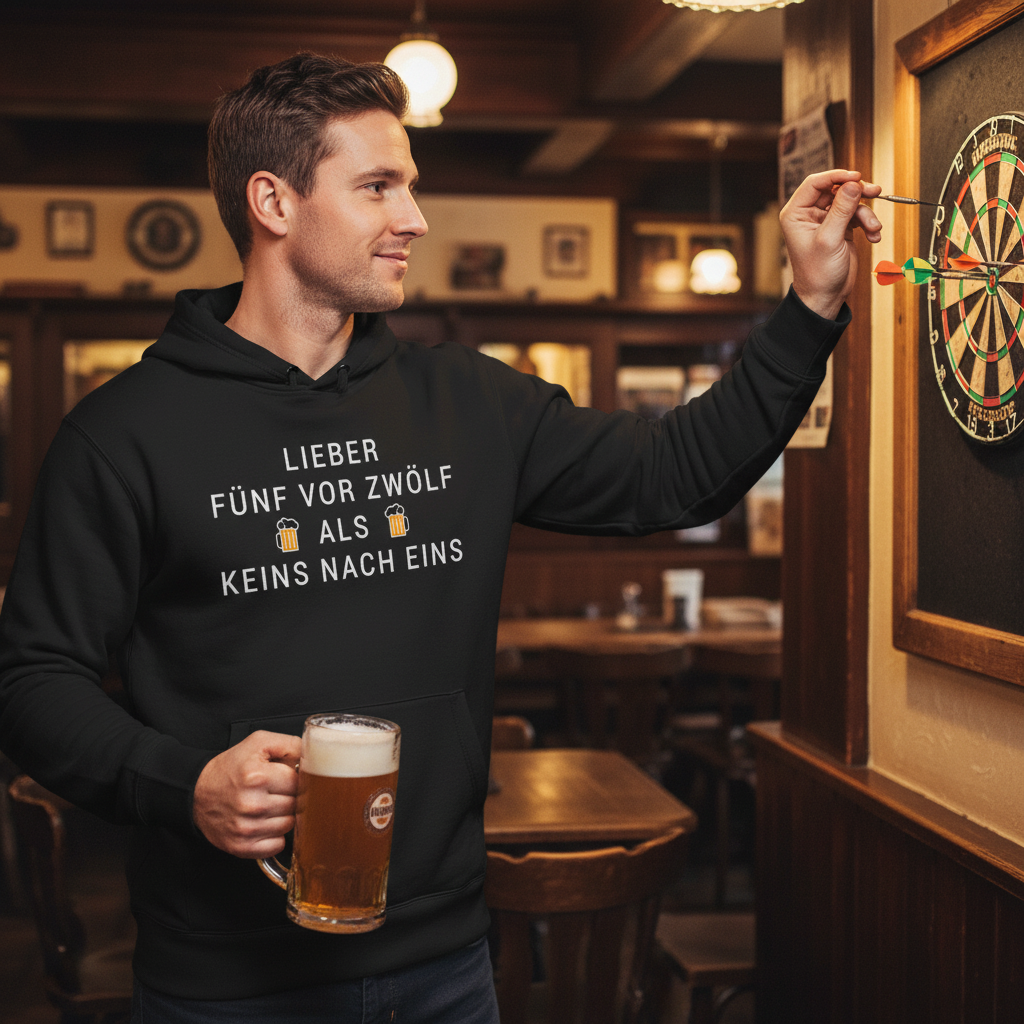 Lieber fünf vor zwölf als keins nach eins - Unisex Hoodie