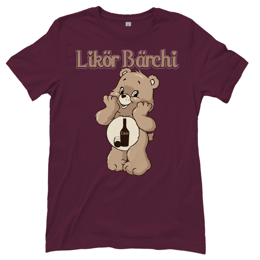 LIkör Bärchi - Glücksbärchi - Damenshirt Burgundy