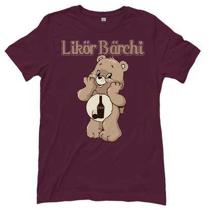 LIkör Bärchi - Glücksbärchi - Damenshirt Burgundy