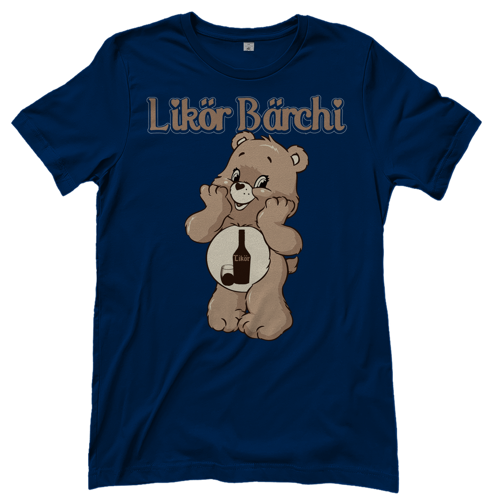 LIkör Bärchi - Glücksbärchi - Damenshirt Navy