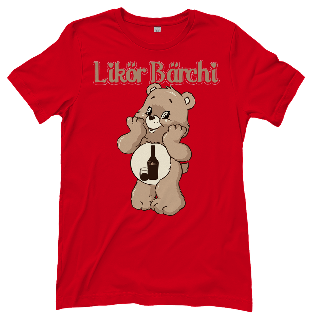 LIkör Bärchi - Glücksbärchi - Damenshirt Red