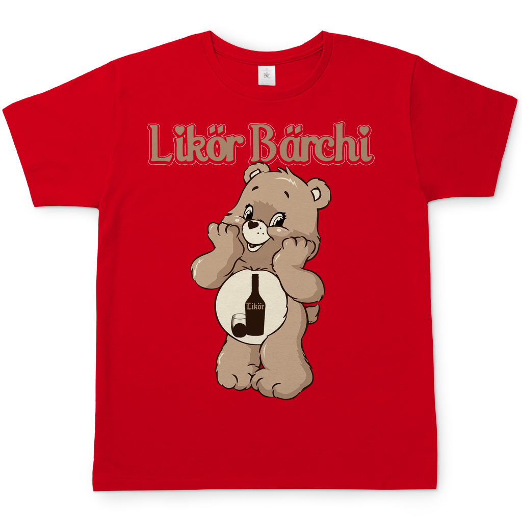 Likör Bärchi - Glücksbärchi - Herren Shirt Red