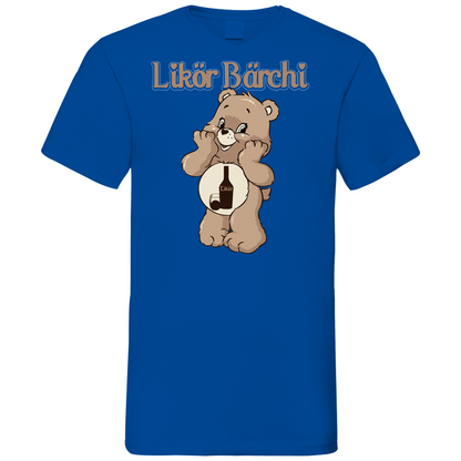 Likör Bärchi - Glücksbärchi - Herren V-Neck Shirt Royal Blue