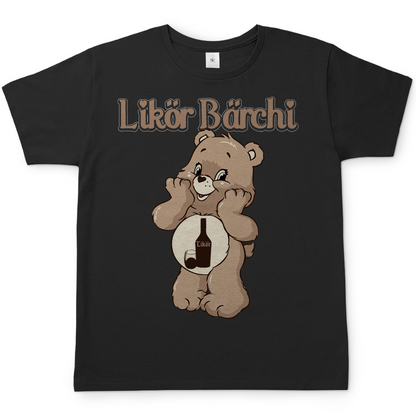 Likör Bärchi - Glücksbärchi - Herren Shirt Black