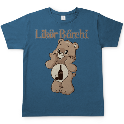 Likör Bärchi - Glücksbärchi - Herren Shirt Stone Blue