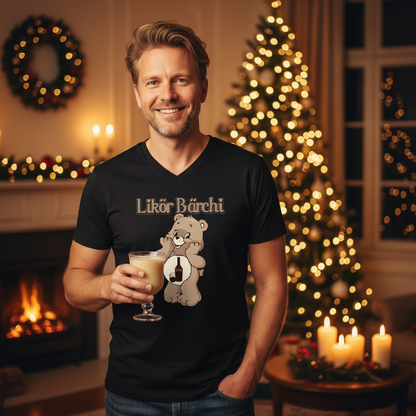 Likör Bärchi - Glücksbärchi - Herren V-Neck Shirt