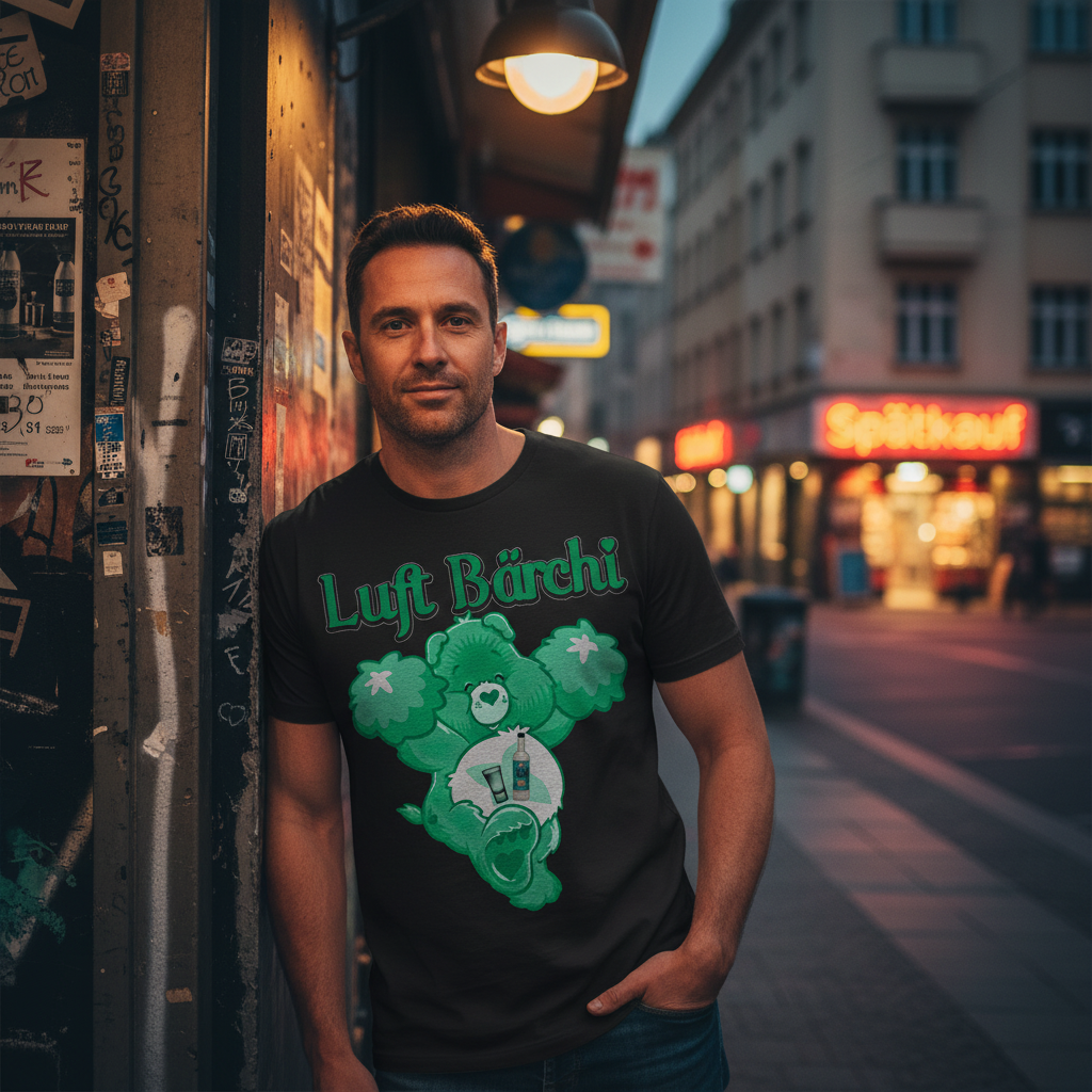 Luft Bärchi - Glücksbärchi - Herren Shirt