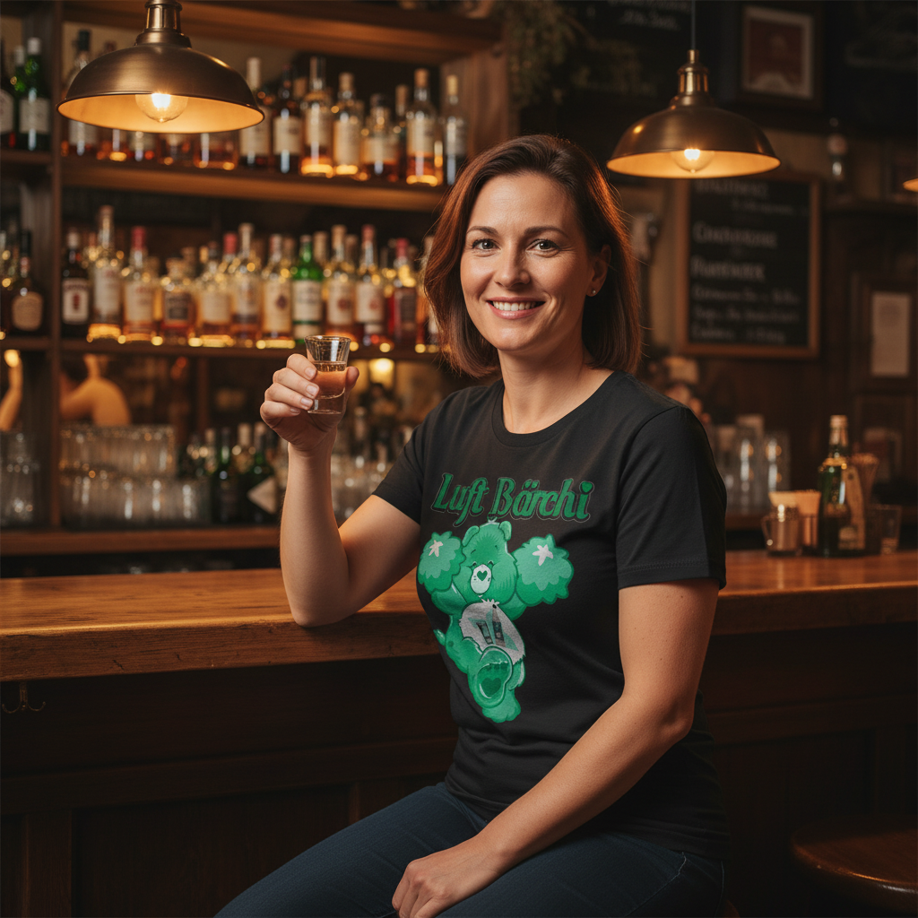 Luft Bärchi - Glücksbärchi - Damenshirt