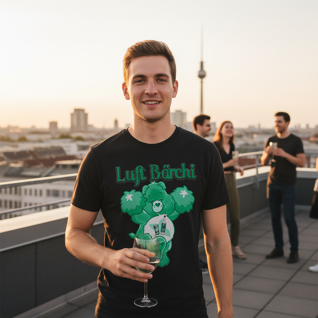Luft Bärchi - Glücksbärchi - Herren Shirt