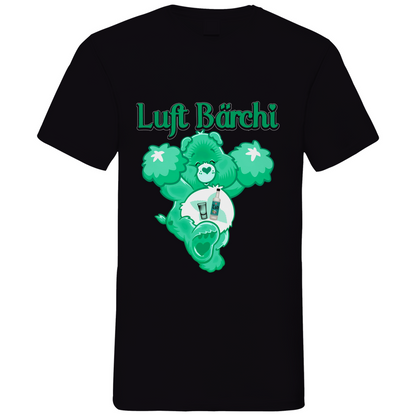 Luft Bärchi - Glücksbärchi - Herren V-Neck Shirt Black