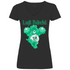 Luft Bärchi - Glücksbärchi - V-Neck Damenshirt Black