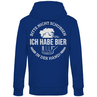 Bitte nicht schubsen - Unisex Hoodie Royal