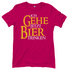 Ich gehe jetzt Bier trinken HDR - Beidseitiger Druck - Damenshirt Sorbet