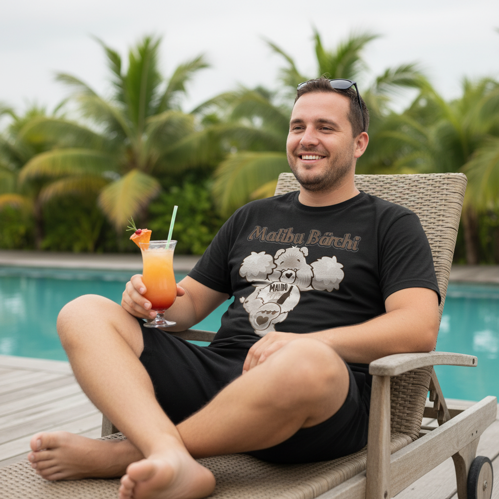 Malibu Bärchi - Glücksbärchi - Herren Shirt