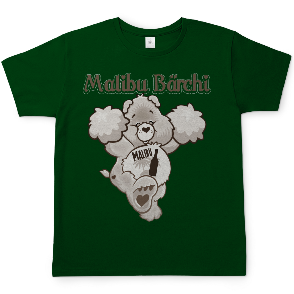 Malibu Bärchi - Glücksbärchi - Herren Shirt Bottle Green