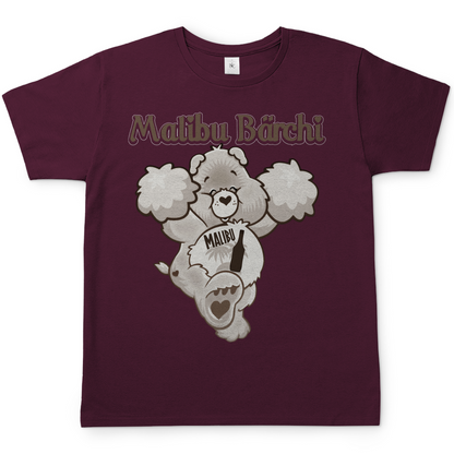 Malibu Bärchi - Glücksbärchi - Herren Shirt Burgundy