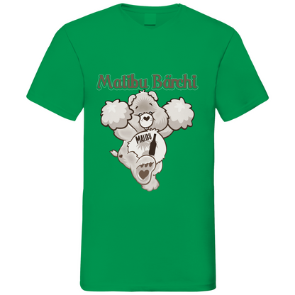 Malibu Bärchi - Glücksbärchi - Herren V-Neck Shirt Kelly Green