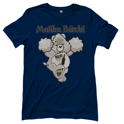 Malibu Bärchi - Glücksbärchi - Damenshirt Navy