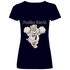 Malibu Bärchi - Glücksbärchi - V-Neck Damenshirt Deep Navy