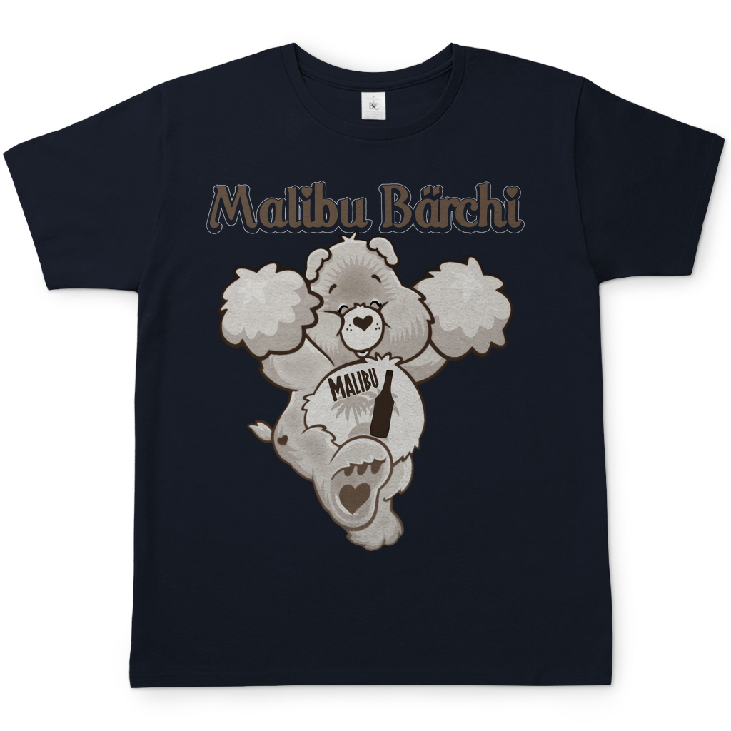 Malibu Bärchi - Glücksbärchi - Herren Shirt Navy