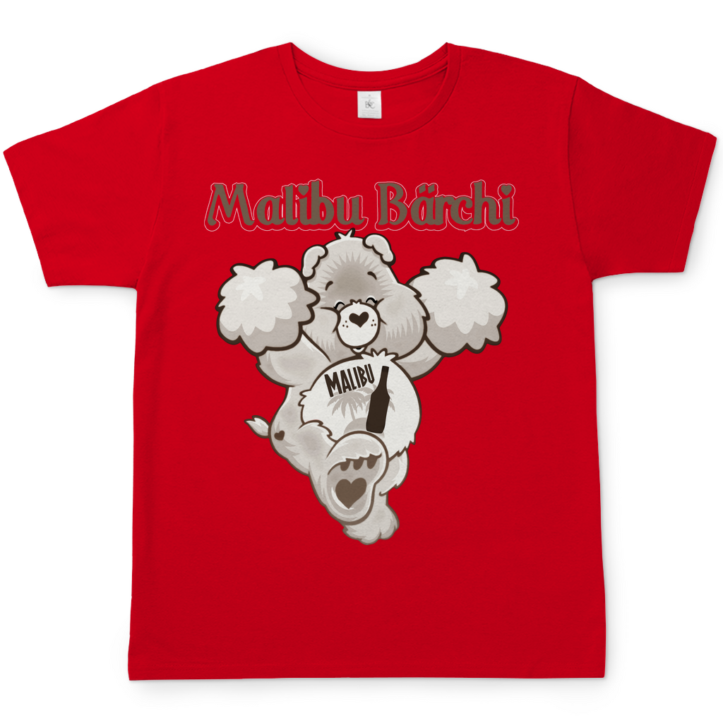 Malibu Bärchi - Glücksbärchi - Herren Shirt Red