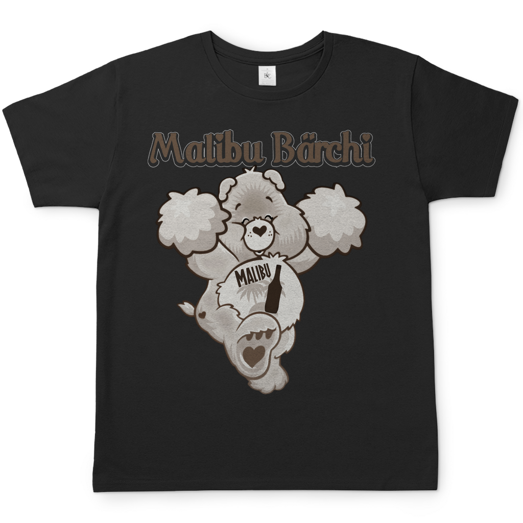 Malibu Bärchi - Glücksbärchi - Herren Shirt Black