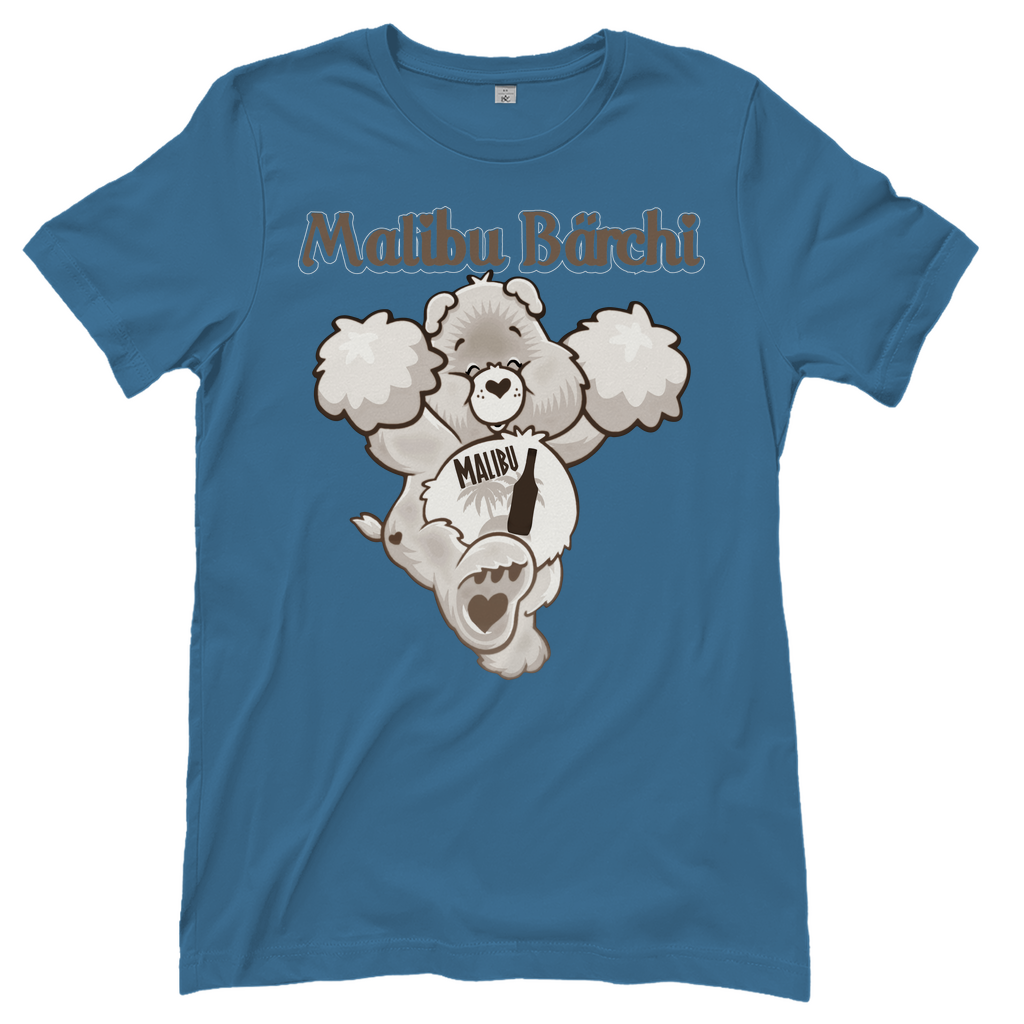 Malibu Bärchi - Glücksbärchi - Damenshirt Stone Blue