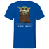 Dein Bier exen du musst Baby Yoda - Herren V-Neck Shirt Royal Blue