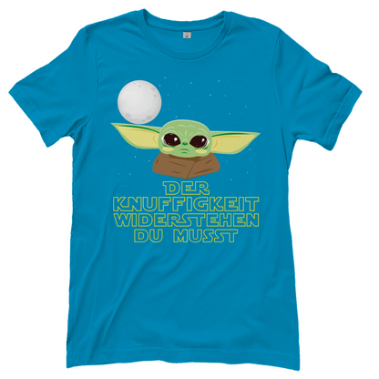 Der Knuffigkeit widerstehen du musst - Baby Yoda Grogu - Damenshirt Atoll