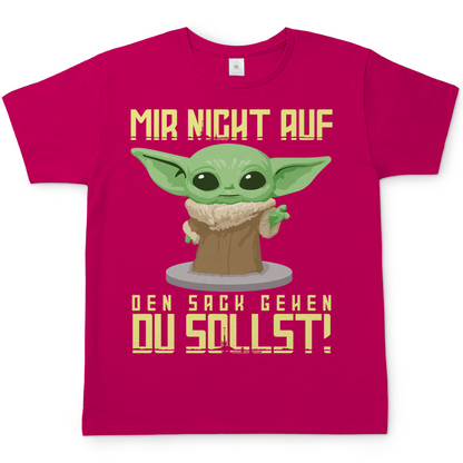 Mir nicht auf den Sack gehen du sollst Baby Yoda Grogu - Herren Shirt Sorbet