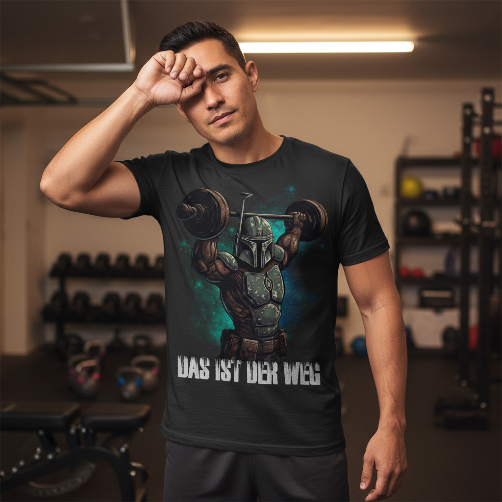 Mandalorianer Gym Fitness das ist der Weg - Herren Shirt