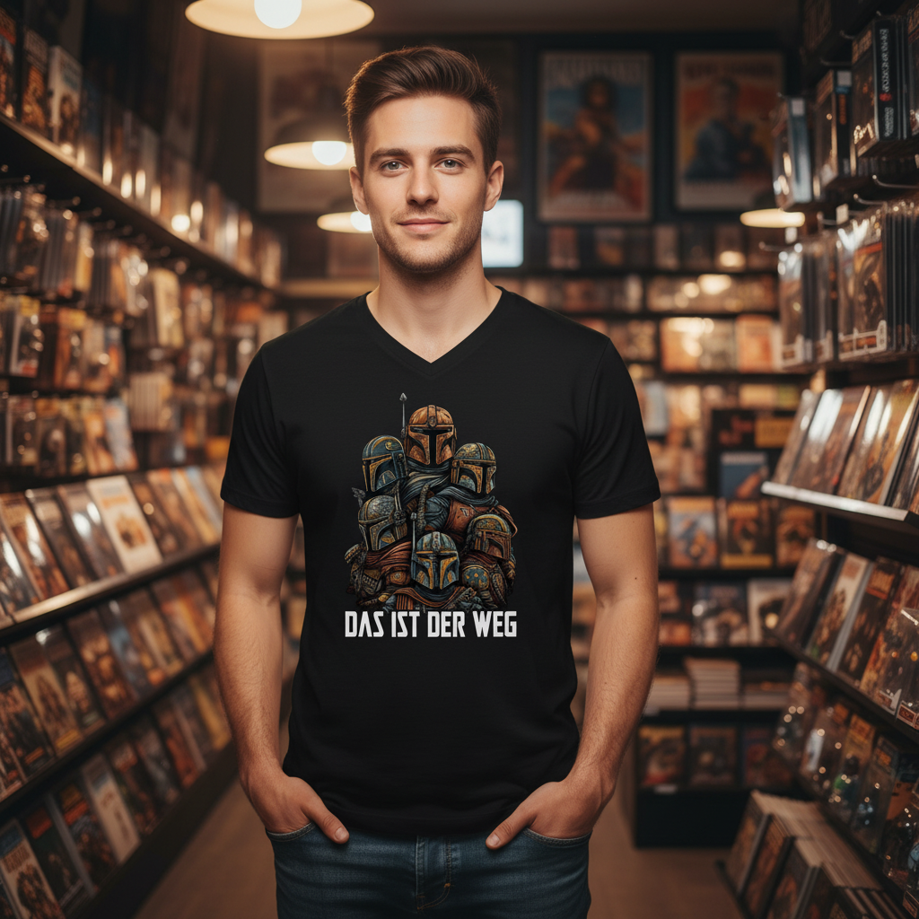 Das ist der Weg - Mandalorianer Gruppe - Herren V-Neck Shirt