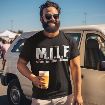 MILF man ich liebe Freibier - Herren Shirt