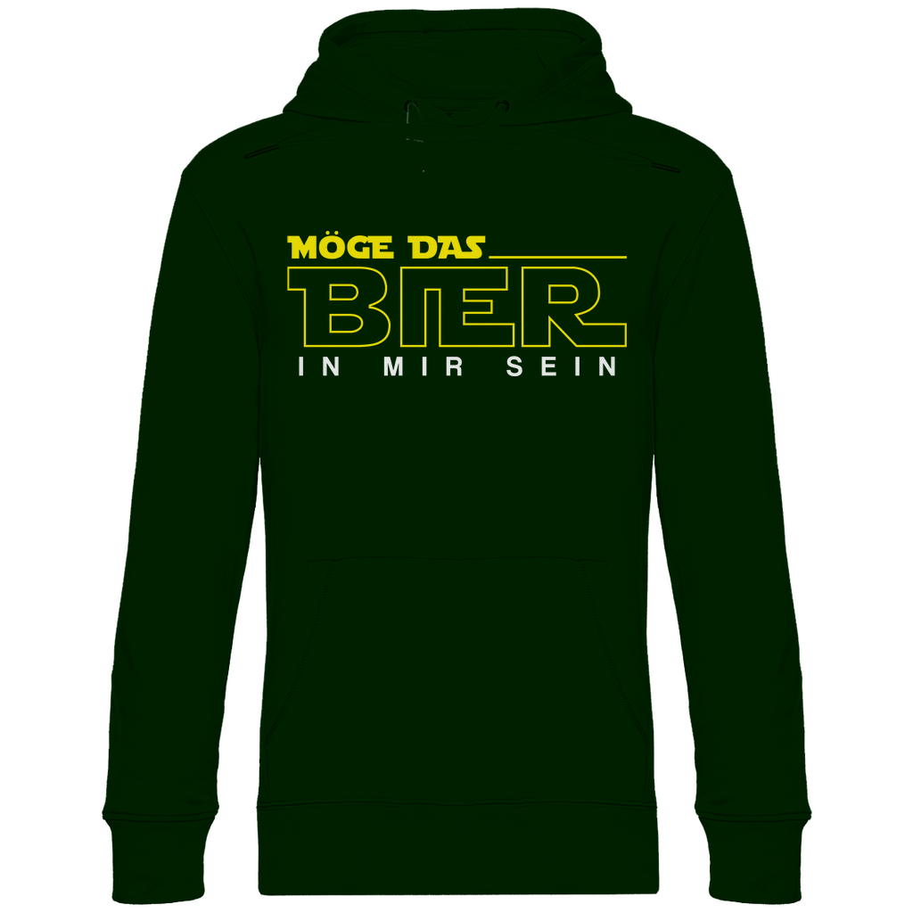 Möge das Bier in mir sein - Star Wars - Unisex Hoodie Forest Green