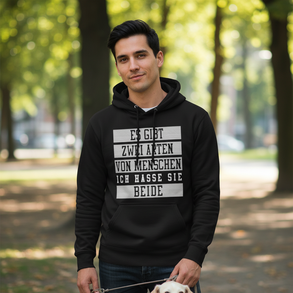Es gibt zwei Arten von Menschen - Unisex Hoodie