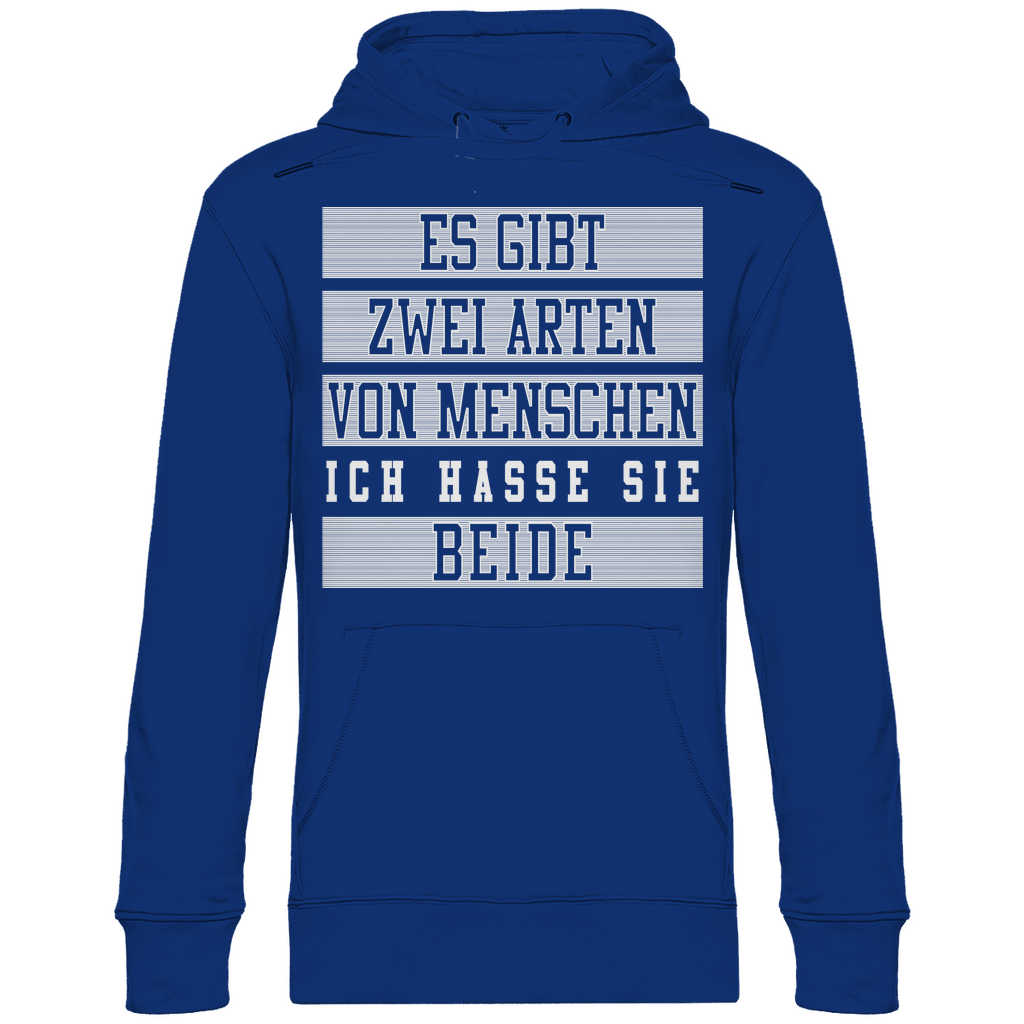 Es gibt zwei Arten von Menschen - Unisex Hoodie Royal