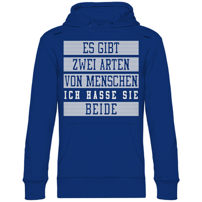 Es gibt zwei Arten von Menschen - Unisex Hoodie Royal