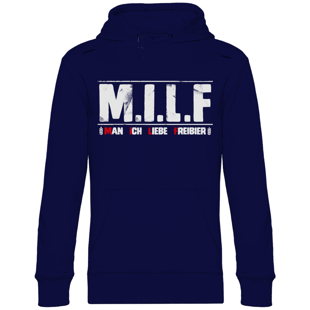 MILF man ich liebe Freibier - Unisex Hoodie Navy Blue