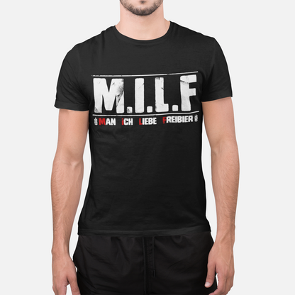MILF man ich liebe Freibier - Herren Shirt
