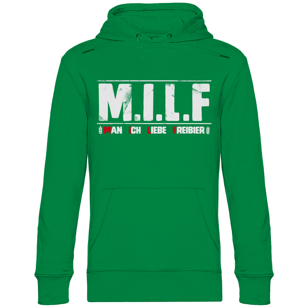 MILF man ich liebe Freibier - Unisex Hoodie Kelly Green