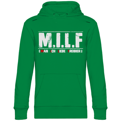 MILF man ich liebe Freibier - Unisex Hoodie Kelly Green