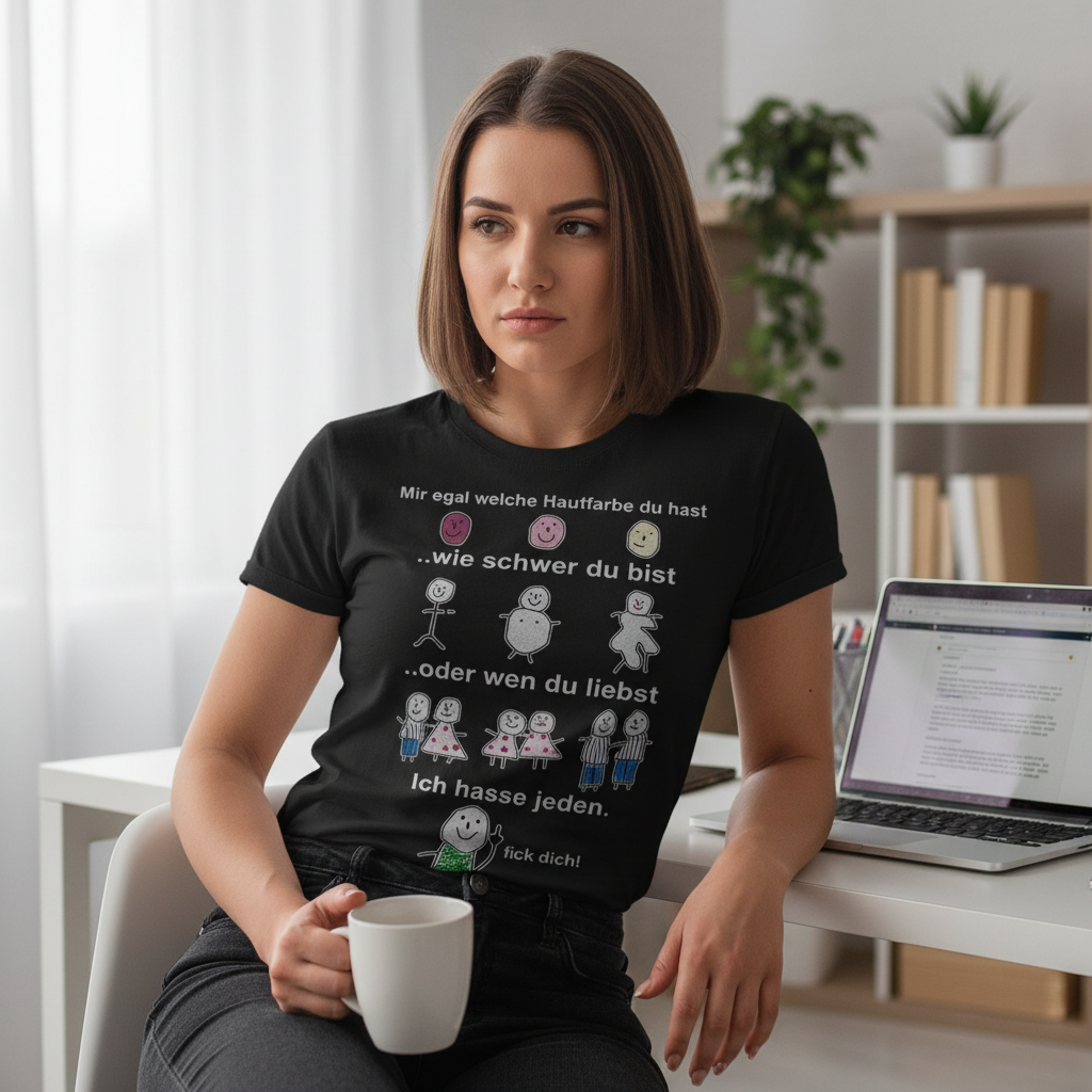 Mir egal welche Hautfarbe du hast - Damenshirt