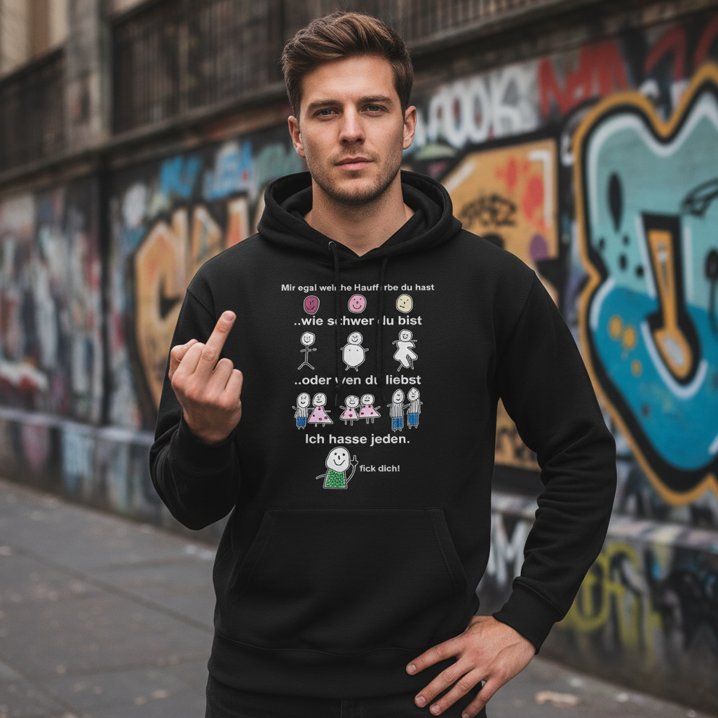 Mir egal welche Hautfarbe du hast - Unisex Hoodie