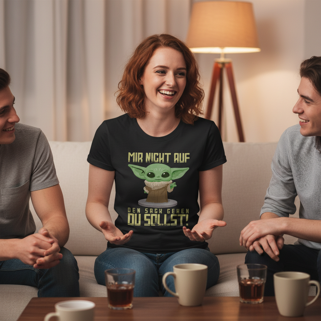 Mir nicht auf den Sack gehen du sollst Baby Yoda Grogu - Damenshirt