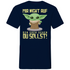 Mir nicht auf den Sack gehen du sollst Baby Yoda Grogu - Herren V-Neck Shirt Navy