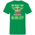 Mir nicht auf den Sack gehen du sollst Baby Yoda Grogu - Herren V-Neck Shirt Kelly Green