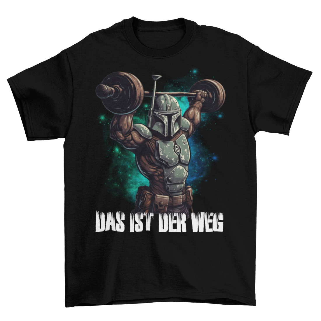 Mandalorianer Gym Fitness das ist der Weg - Herren Shirt