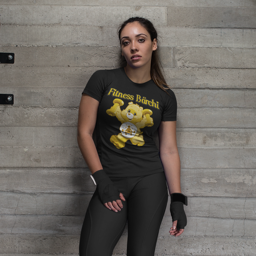 Fitness Bärchi - Glücksbärchi - Damenshirt