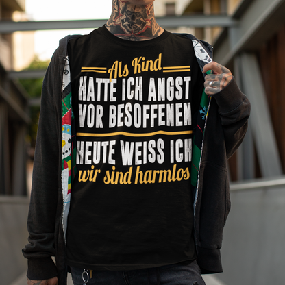 Lustiges Saufshirt Männer – Heute weiß ich wir sind harmlos Spruch Shirt Party